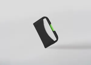 001ml Cardholder | Finger-Friendly Leather Wallet in Alpine Night