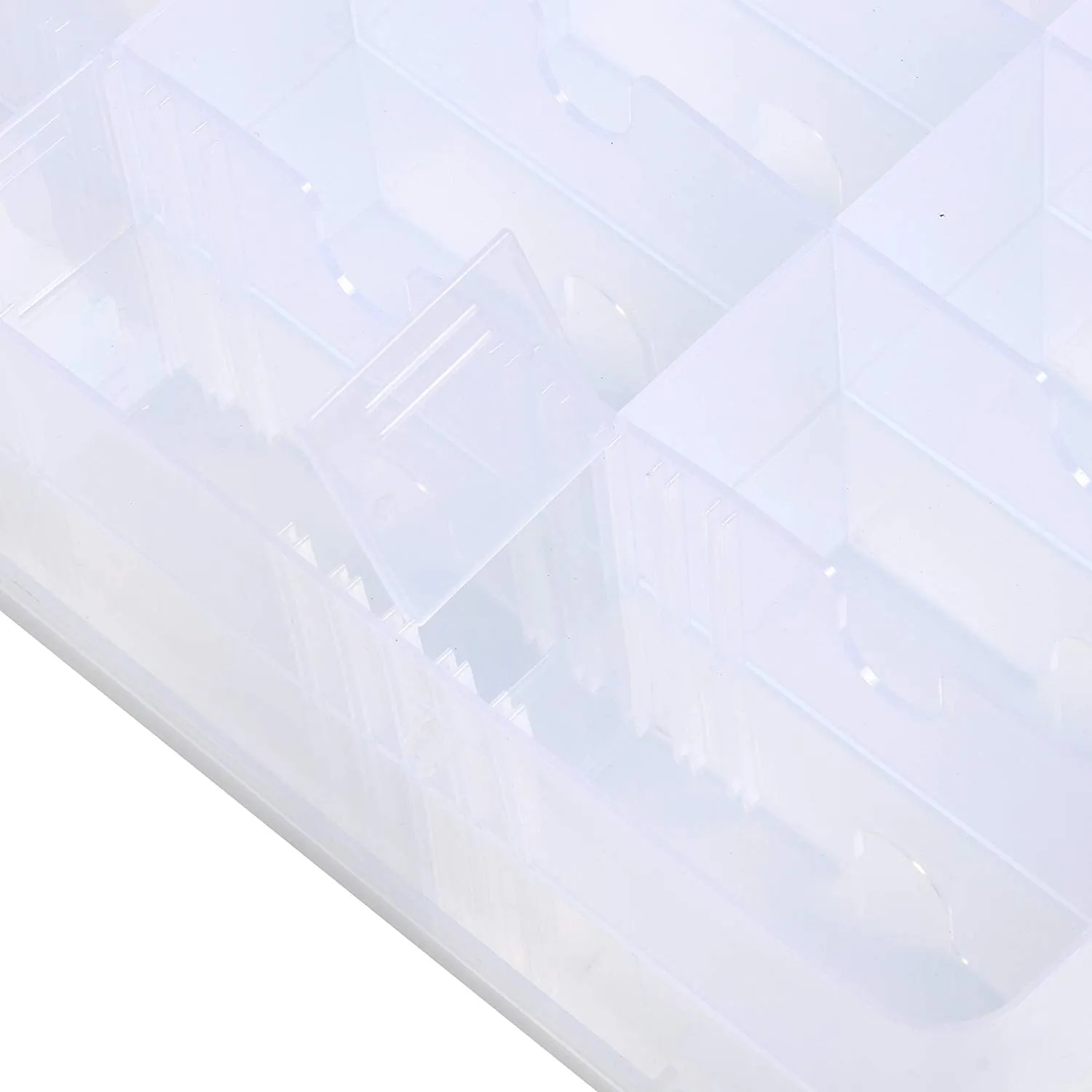 48 Grid Portable Clear Double Side Nail Polish Organizer