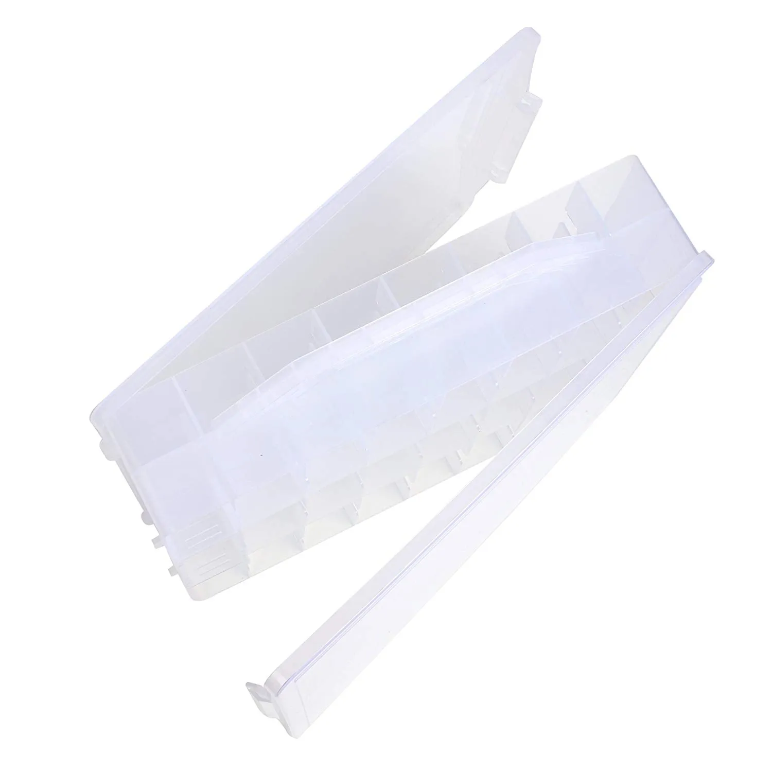 48 Grid Portable Clear Double Side Nail Polish Organizer