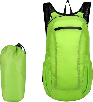 8L Ultra Lightweight Hiking Backpack, Portable Foldable Waterproof Backpack, Small Travel Daypack, Travel Outdoor Foldable Shoulder Bag, Waterproof Packable Back Pack for Women Men (Green)