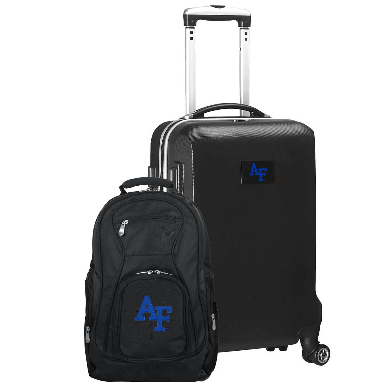 Air Force Falcons Deluxe 2-Piece Backpack and Carry on Set in Black