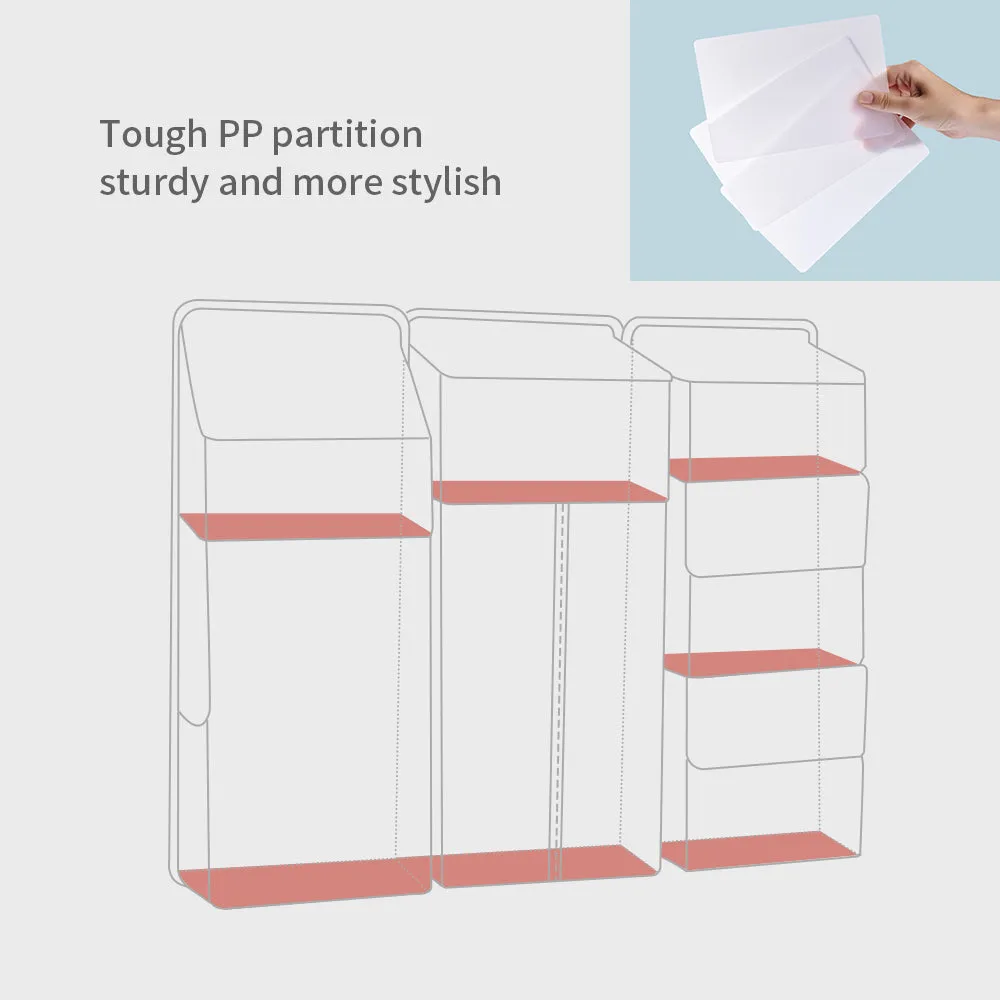 Baby Bedside Portable Crib Organizer - Pink