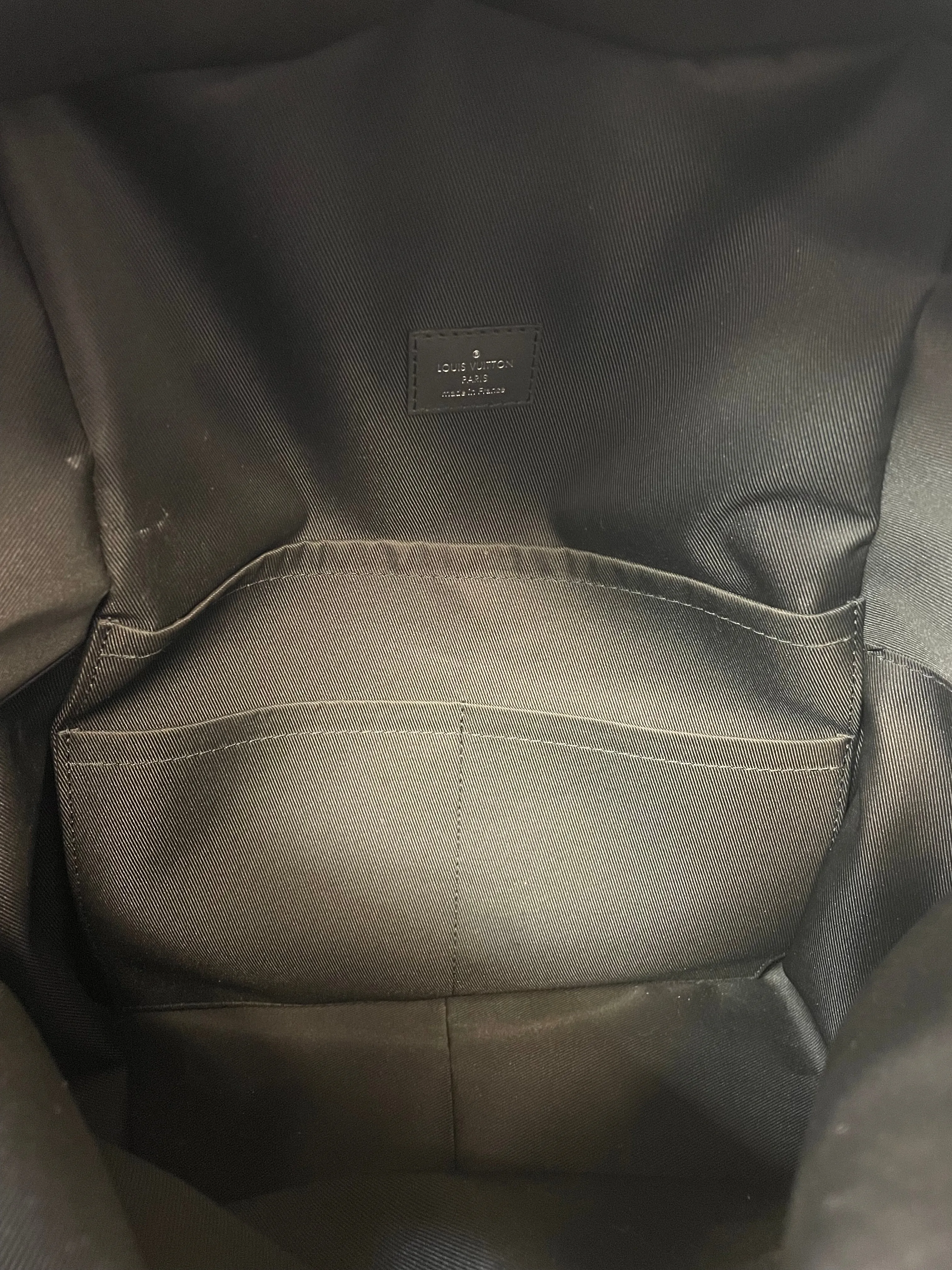 Backpack Luxury Designer By Louis Vuitton, Size: Large