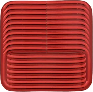 BIKICOCO Metal Rectangle Ring Buckles Square Strap Webbing Belt Rings for Bag Purse Non Welded 2 x 3/4 Inch