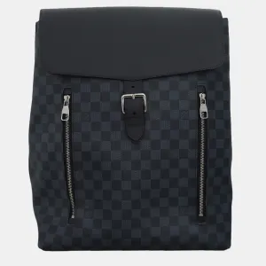 Black/ Dark Blue Damier Cobalt Newport Backpack