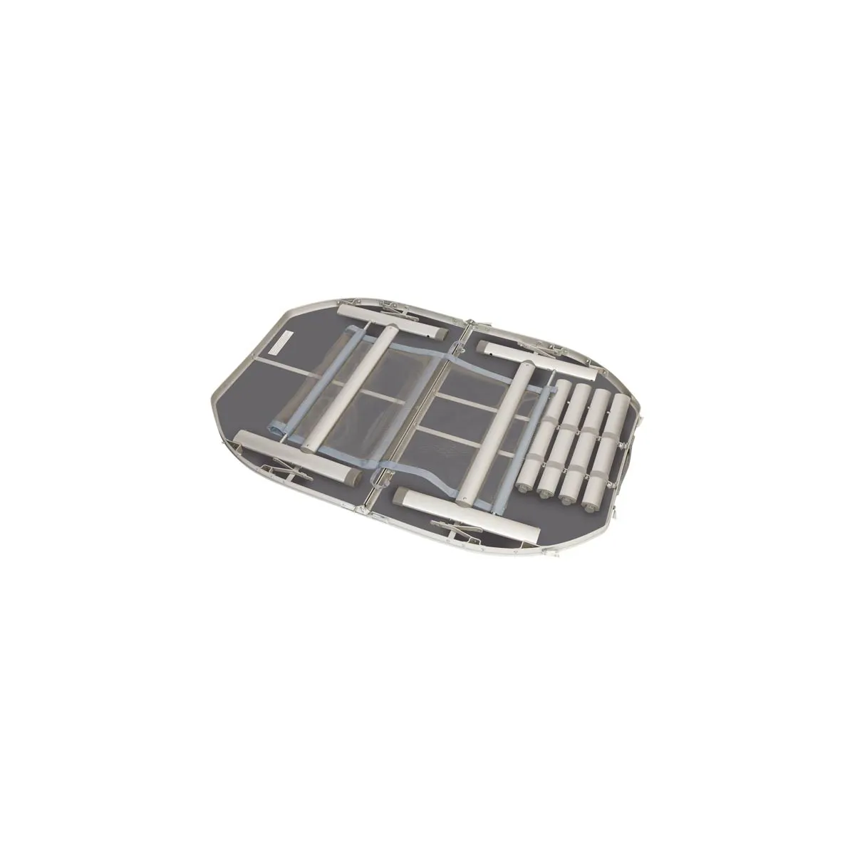 Bo-Camp Table Oval Case Model 120 x 80cm