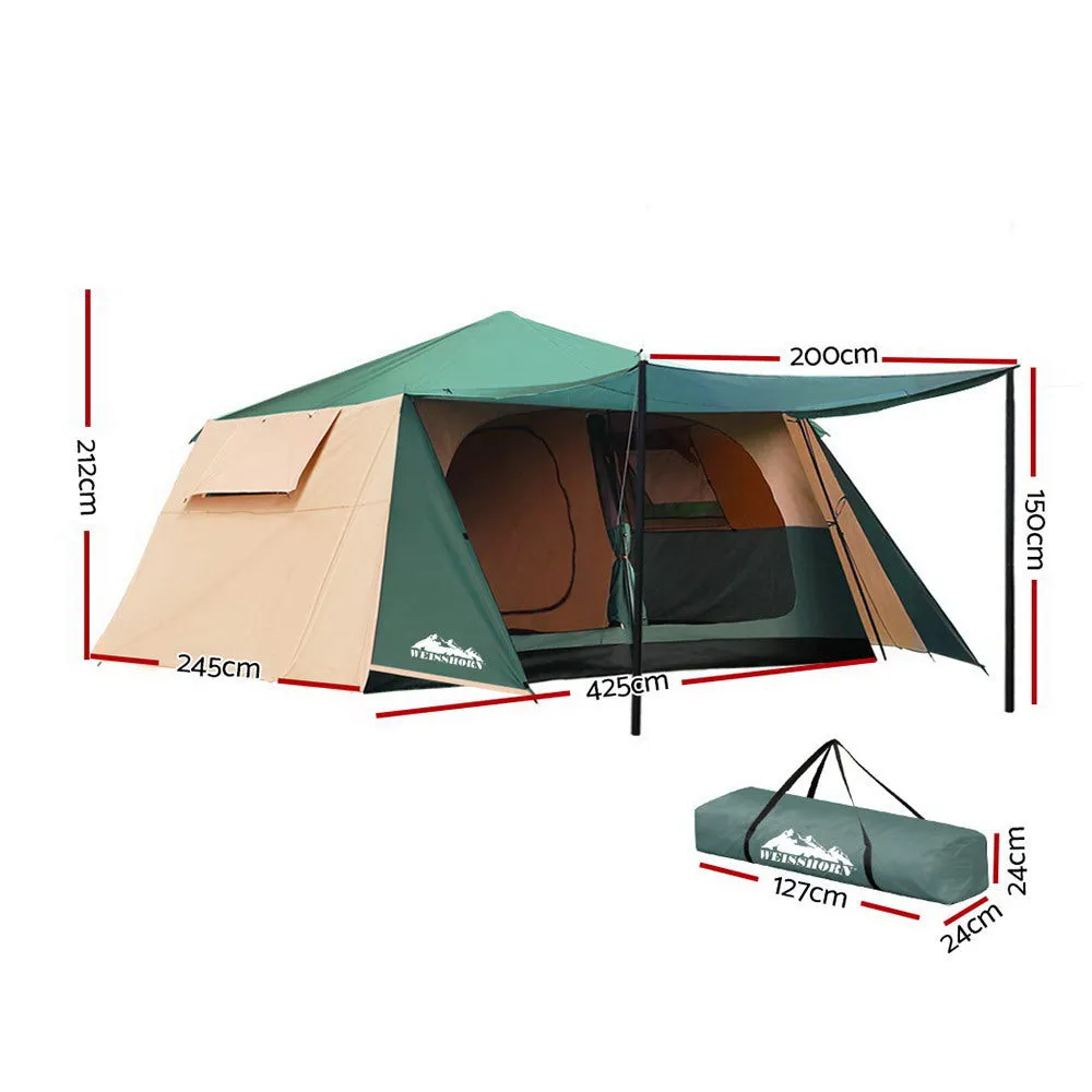 Camping Tent Instant Up 8 Person Pop Up Family Hiking Dome Camp