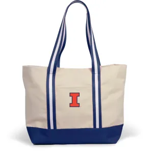 Canvas Boat Tote - Illinois