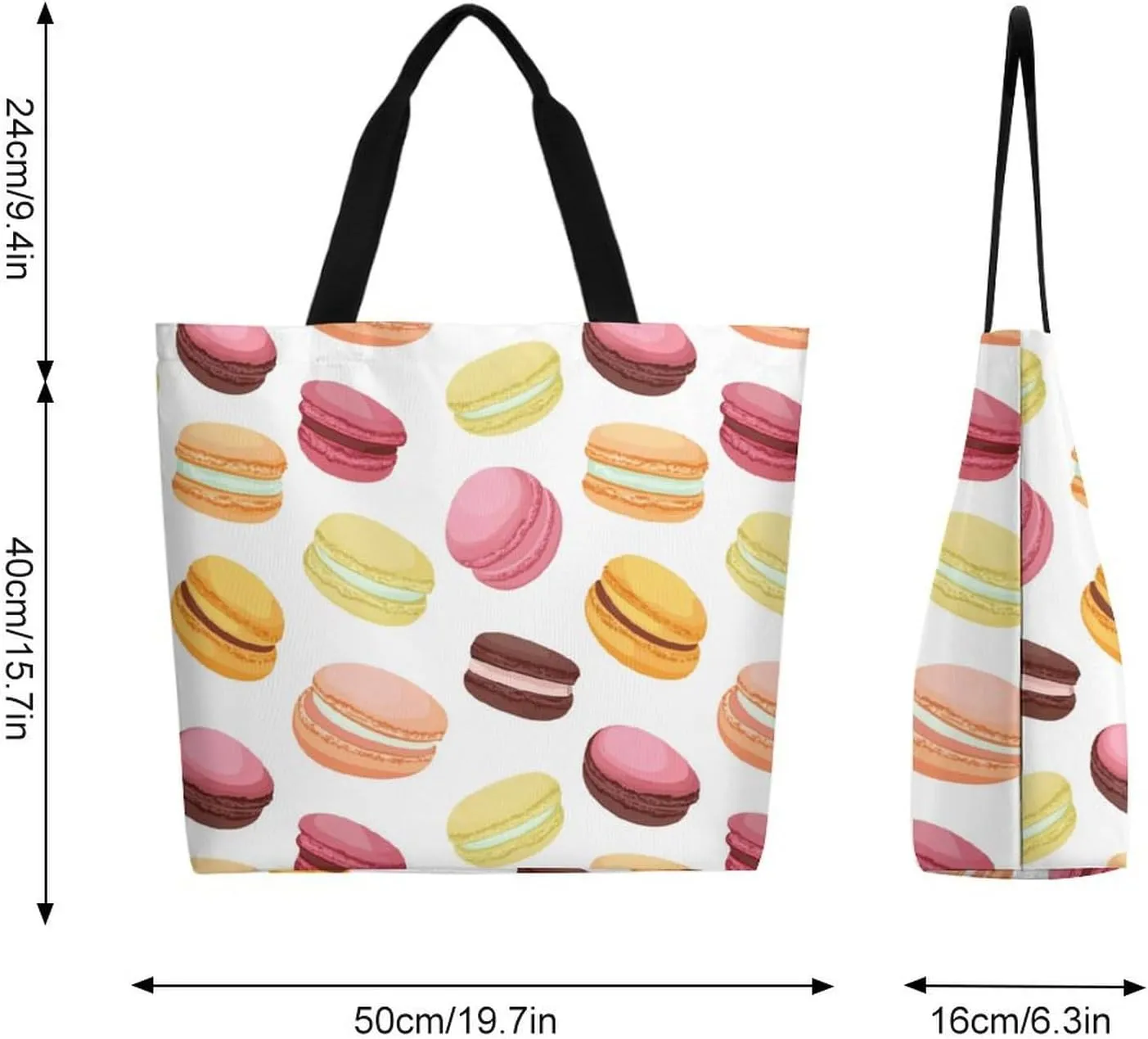 Canvas Tote Bag Large Women Casual Shoulder Bag Handbag Reusable Beach Shopping Grocery Bag For Outdoors
