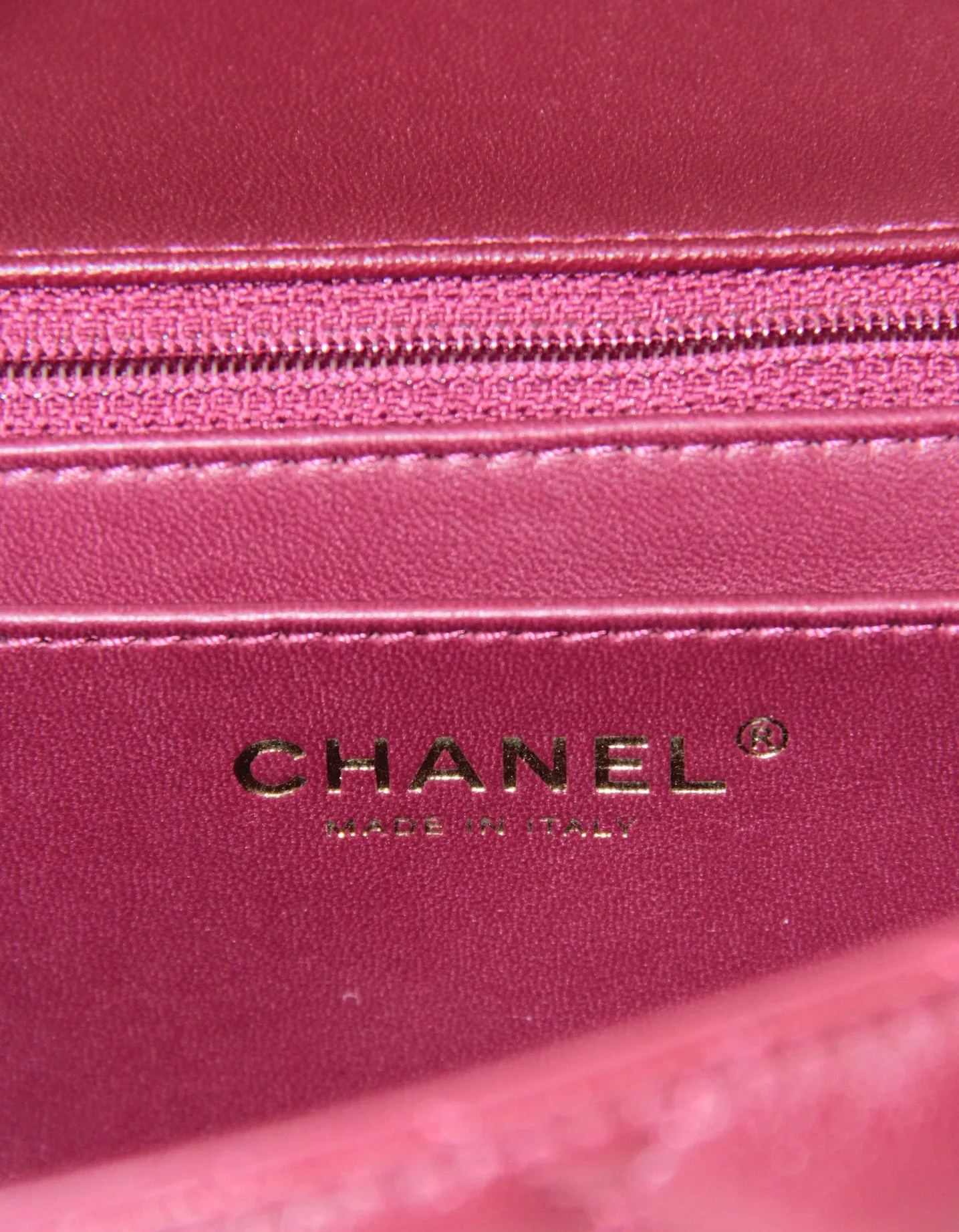Chanel Burgundy Lambskin Leather Flapbag w/ Handle