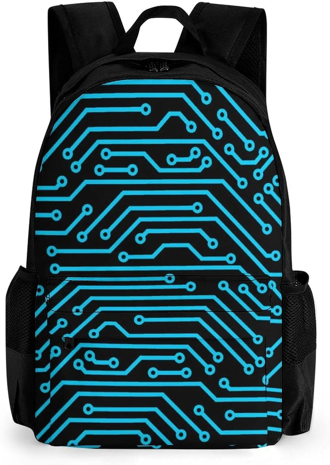 Circuit Board Travel Backpack 16.1" * 12.6" * 6.7" Laptop Bag Business Daypack Travel Gear for Work Office