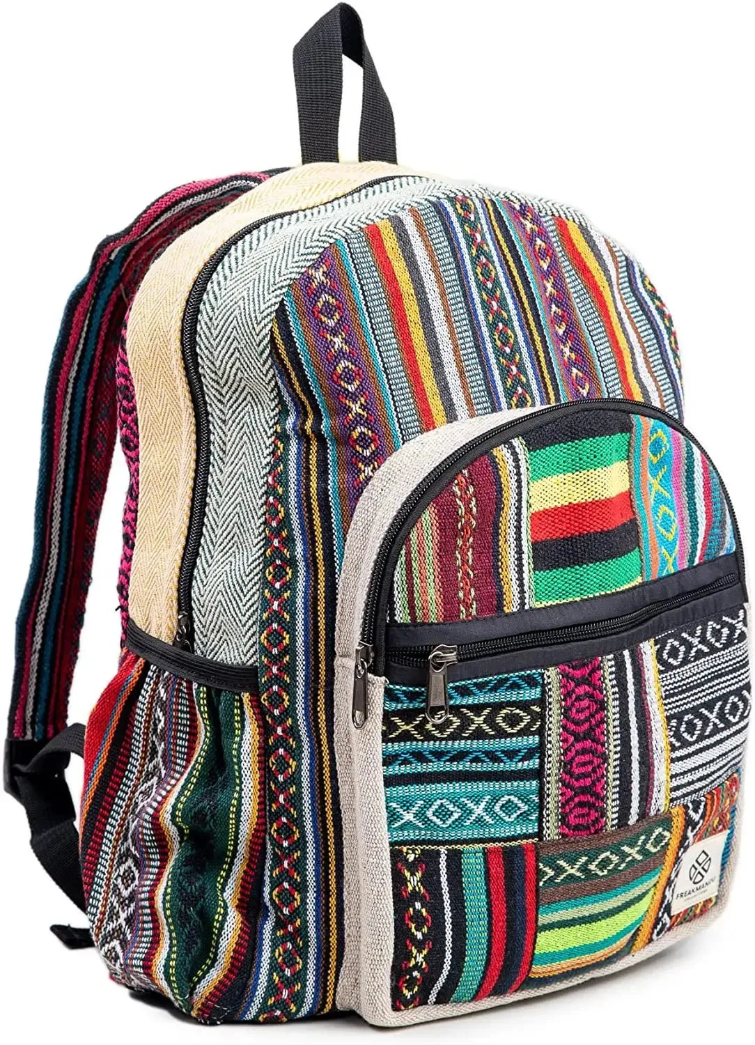 Discover Nature's Harmony with our Large Hemp Backpack