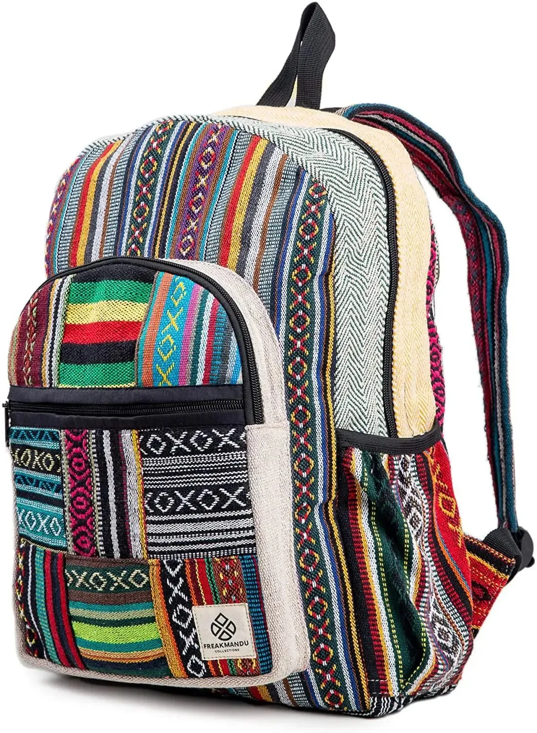 Discover Nature's Harmony with our Large Hemp Backpack