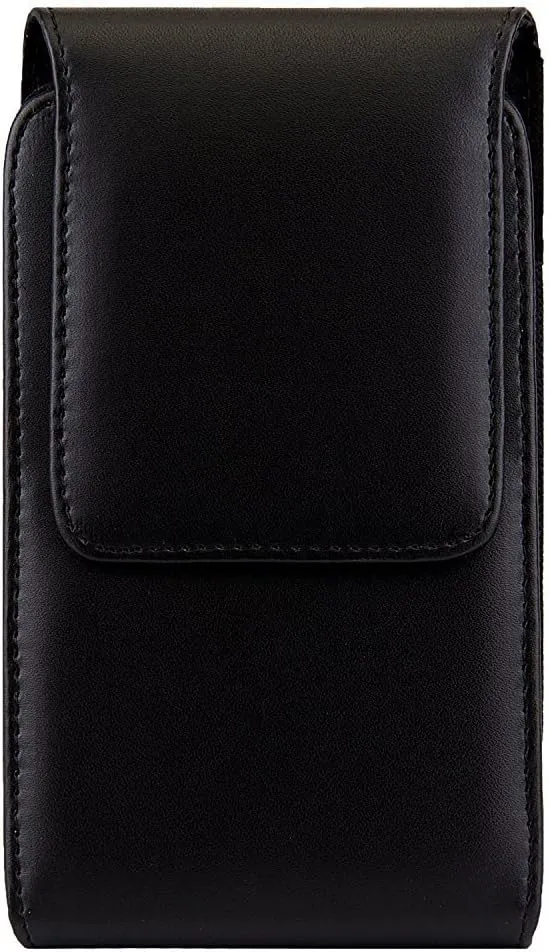 eBuymore Faux Leather Vertical Case Holster with Belt Clip for iPhone 13 Mini iPhone 12 Mini 11 Pro iPhone X XS iPhone 8 Samsung Galaxy S24 S23 S22 S21 A01 Google Pixel 8 5 4 3