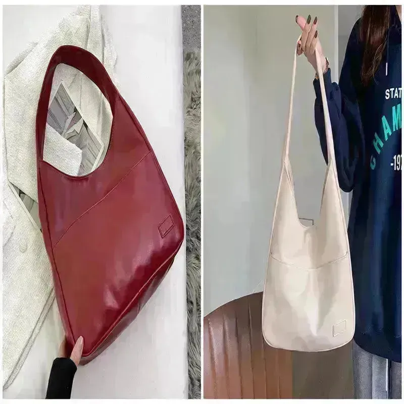 Fashion Tote Bag Large Capacity Casual Shoulder Bag Women's Commuting Handbag College Student
