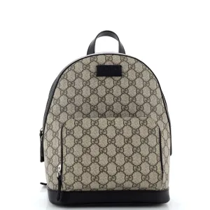 GUCCI Zip Pocket Backpack GG Coated Canvas Small