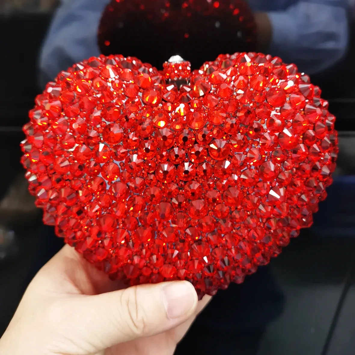 Heart Shape Sexy Luxury Clutch Evening Bag
