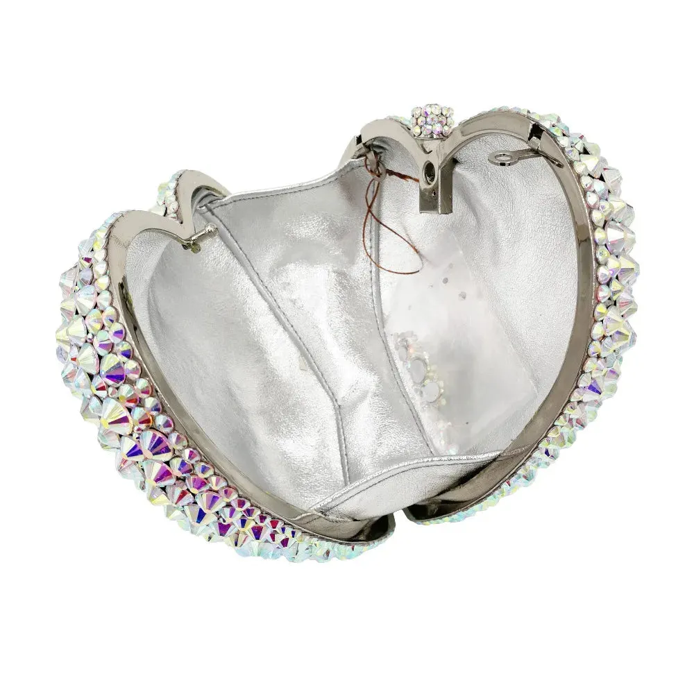 Heart Shape Sexy Luxury Clutch Evening Bag