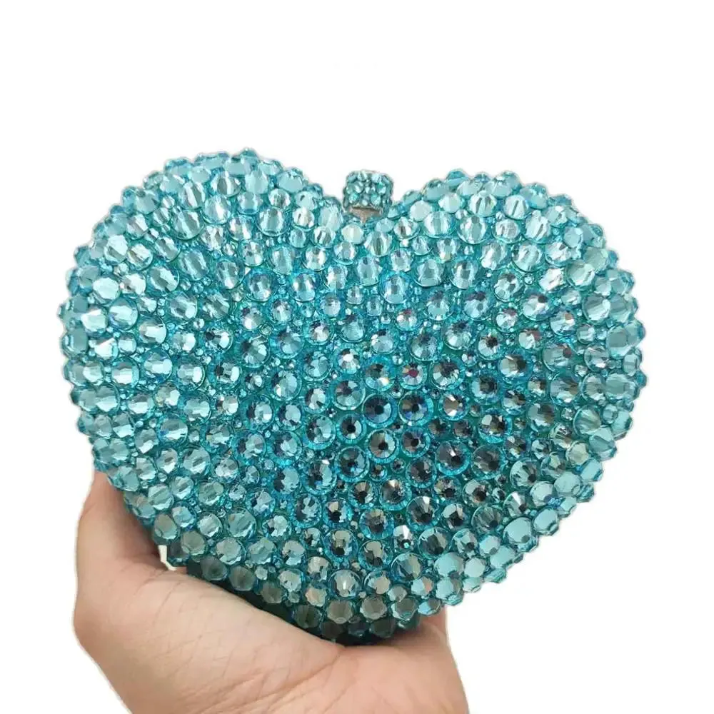 Heart Shape Sexy Luxury Clutch Evening Bag