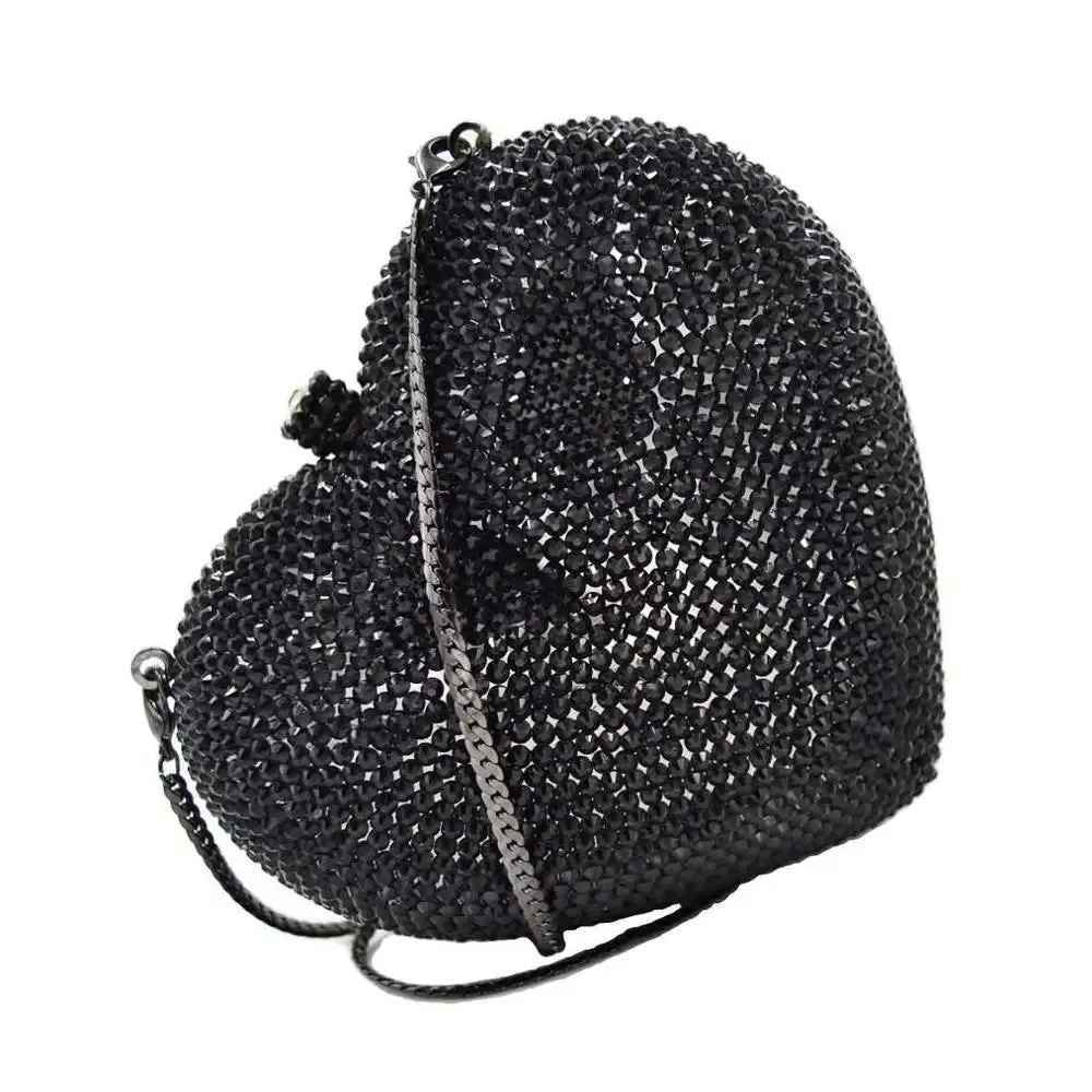Heart Shape Sexy Luxury Clutch Evening Bag