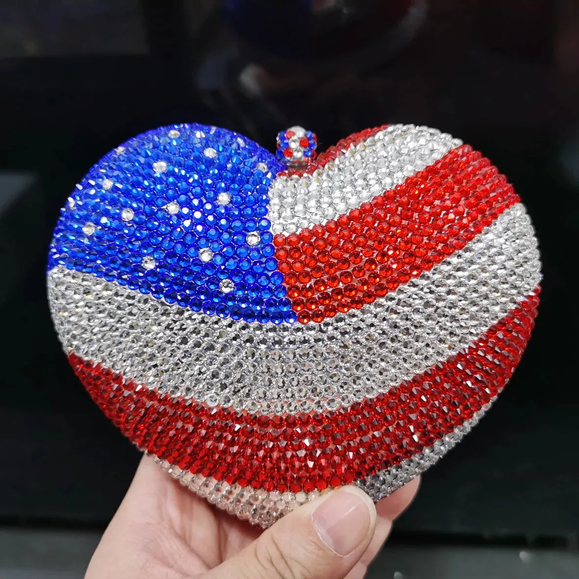 Heart Shape Sexy Luxury Clutch Evening Bag