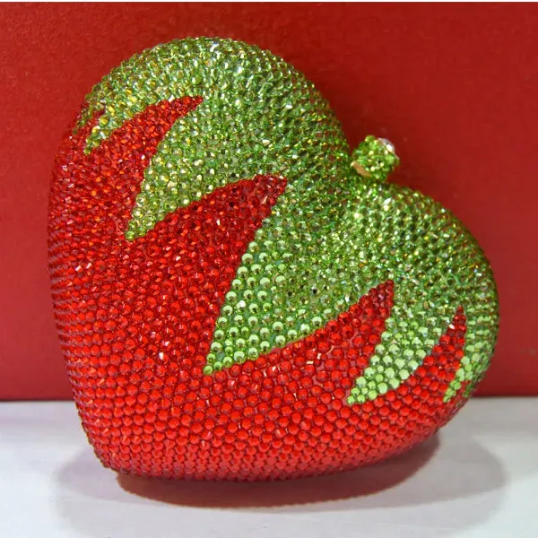 Heart Shape Sexy Luxury Clutch Evening Bag