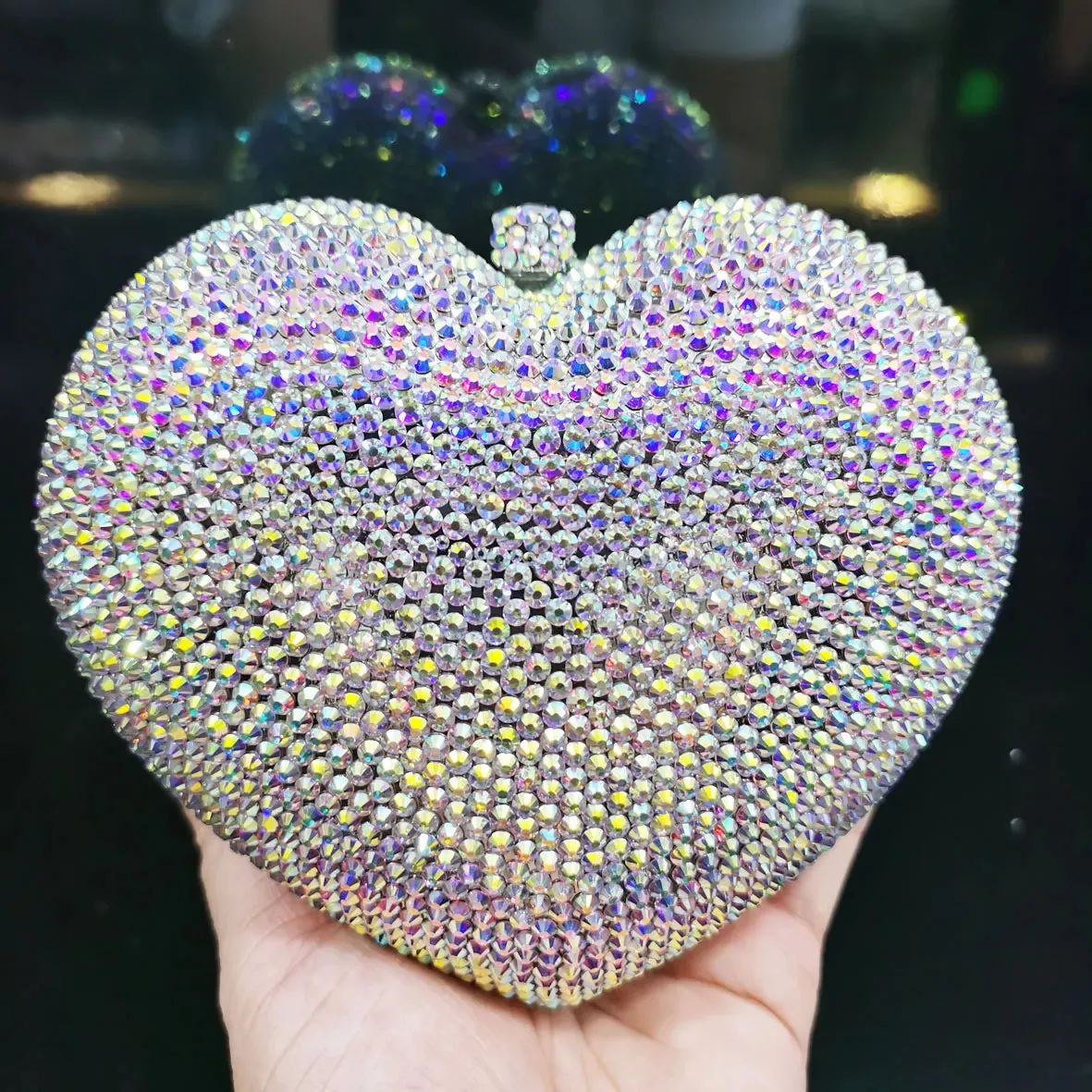 Heart Shape Sexy Luxury Clutch Evening Bag