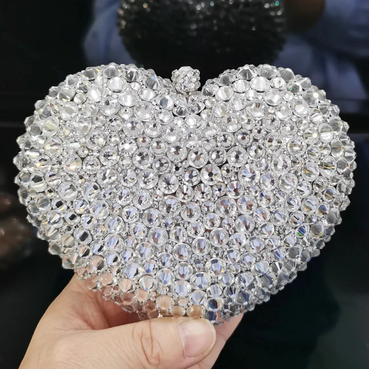 Heart Shape Sexy Luxury Clutch Evening Bag