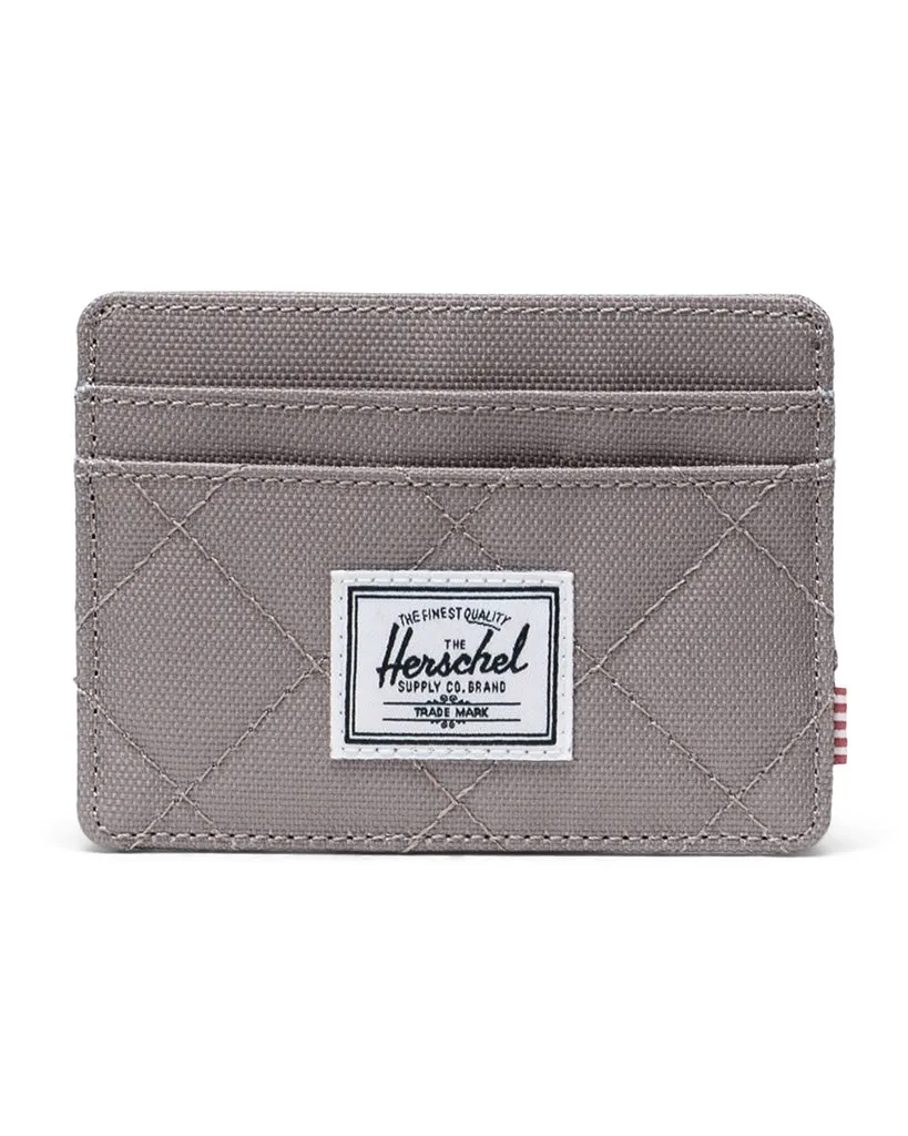 Herschel Supply Co Charlie Cardholder Wallet - Brindle Quilted