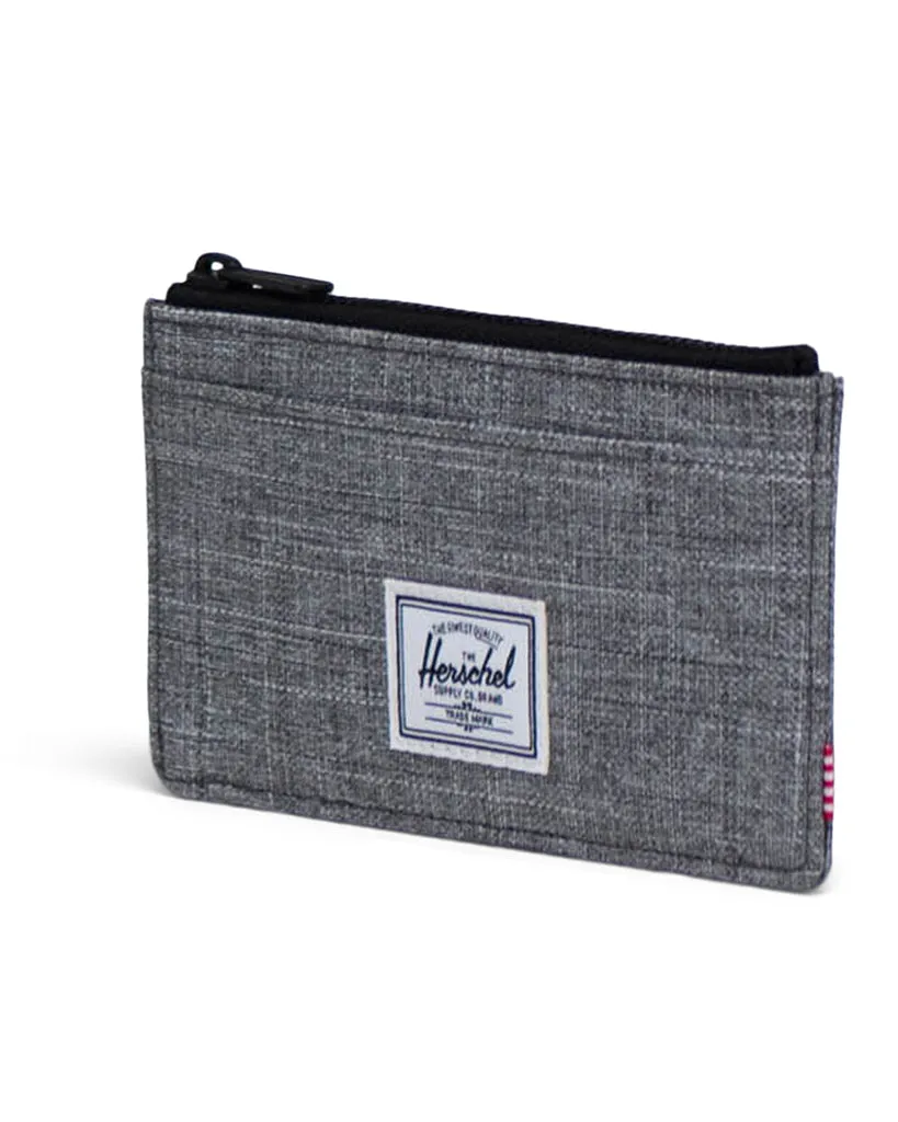 Herschel Supply Co Oscar Large Cardholder Wallet - Raven Crosshatch