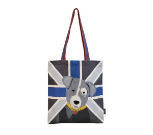 house of Omaya Printed Harley The Pet Blue Tote Bag 34x36 cm.