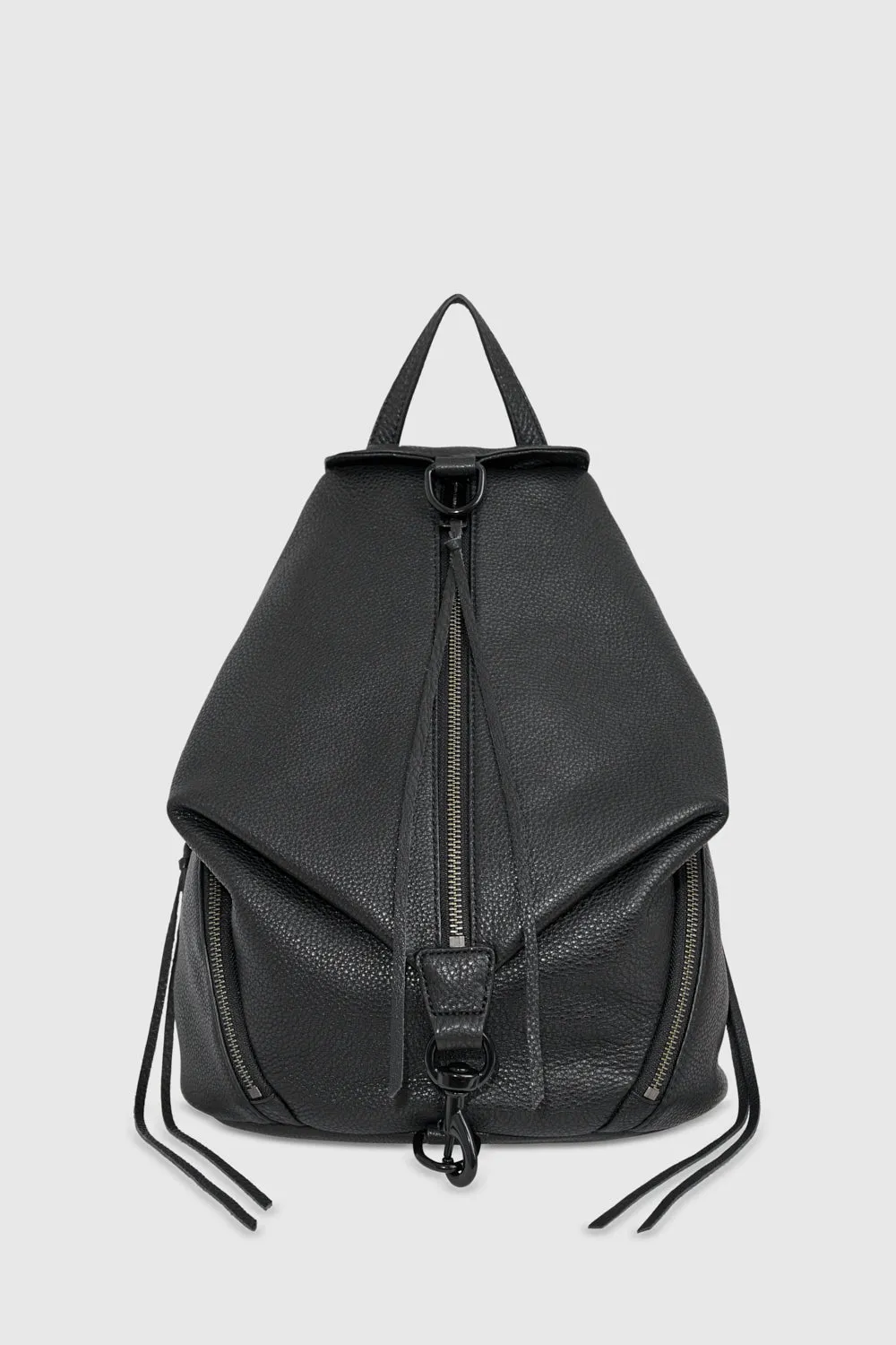 Julian Backpack Bag In Black/Black Shellac