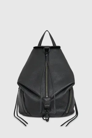 Julian Backpack Bag In Black/Black Shellac
