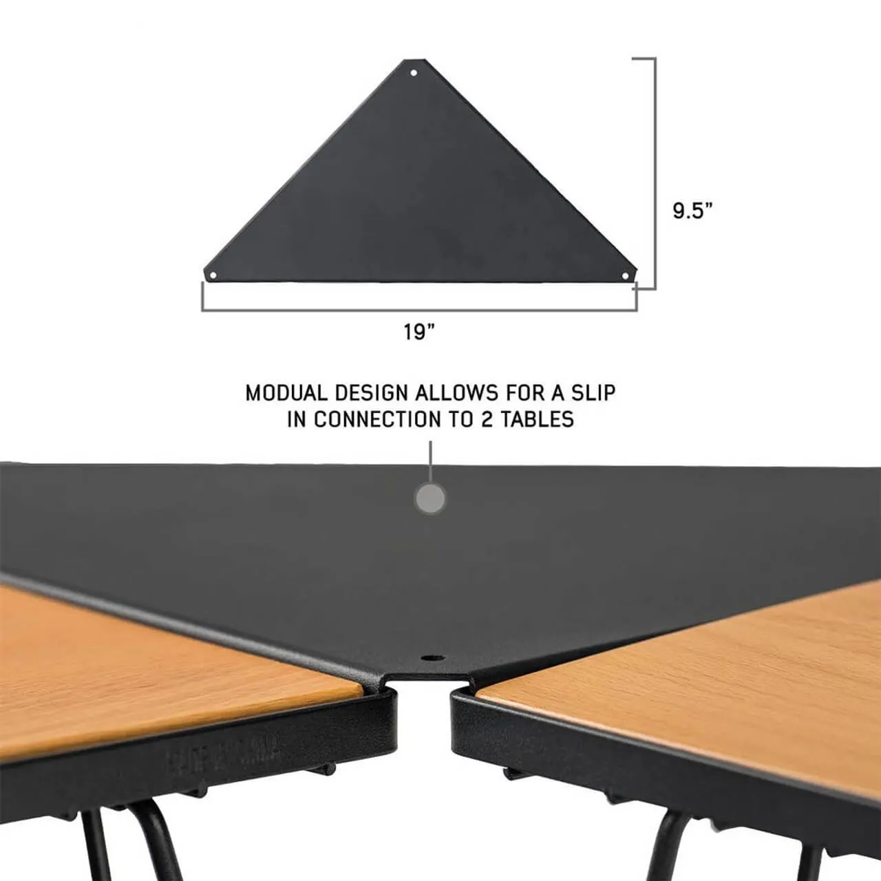 Kick It Camp Table - Wood Base & Storage Bag