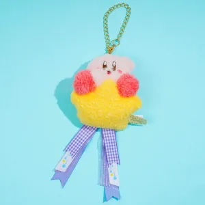 Kirby Warp Star Smiley Plushie Charm - Mini