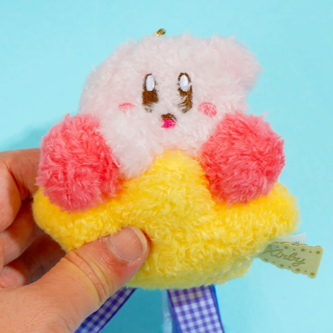 Kirby Warp Star Smiley Plushie Charm - Mini