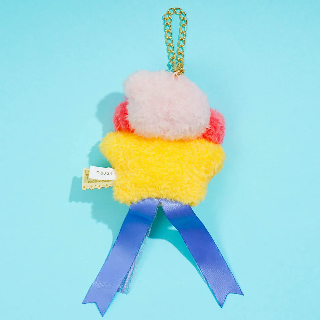 Kirby Warp Star Smiley Plushie Charm - Mini