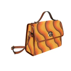 Mod 70's Groovy Brown, Orange, Retro Hand Or Should Bag