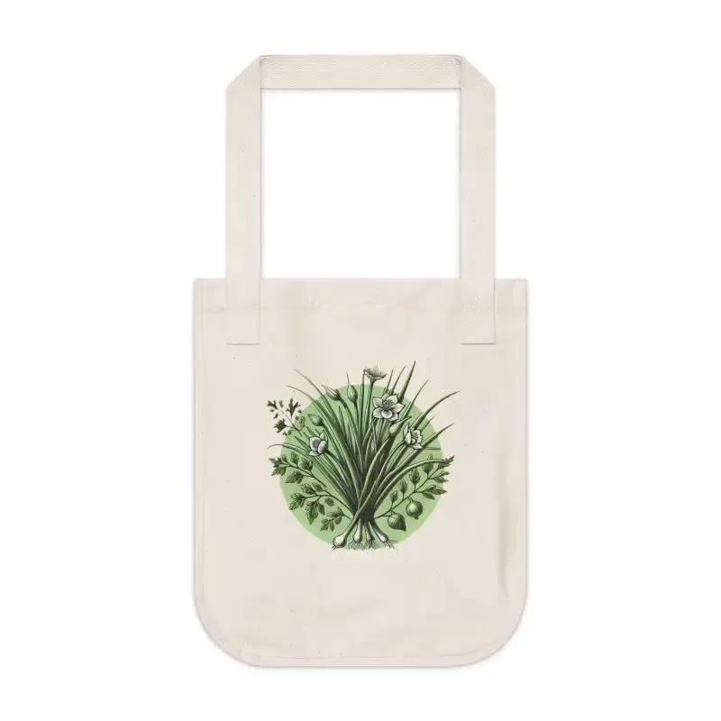 Nature Inspired Organic Canvas Tote