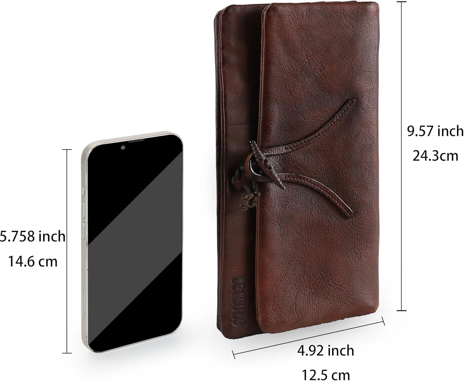ORIREAL Wallets for Women Large Capacity Leather Clutch Wallet Card Organizer Women's Purse