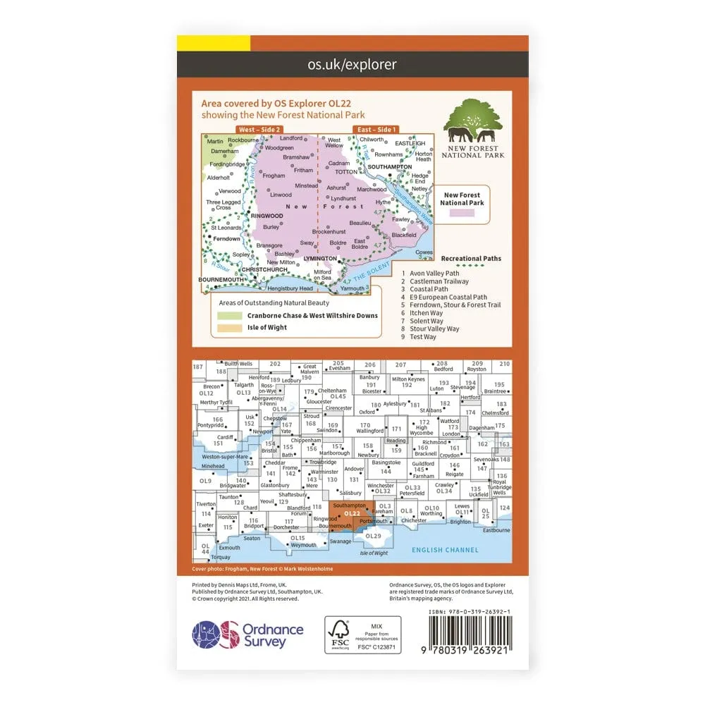 OS Explorer / New Forest