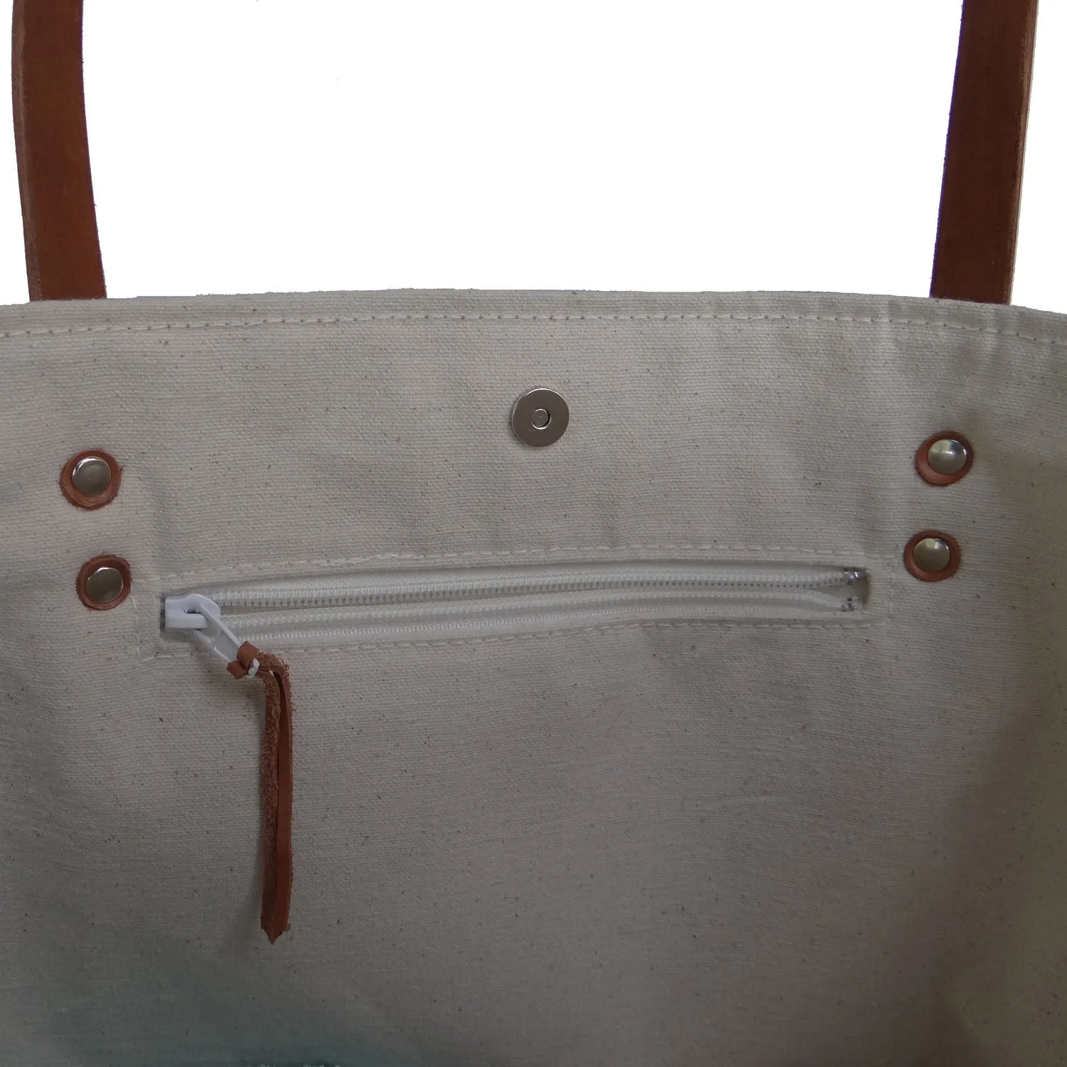 Panama Linen and Burlap Large Tote Bag - Red and Beige