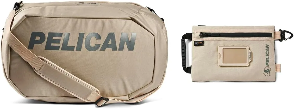 Pelican Aegis DX45 45L Travel Duffel/Pack, Sand, with SPM ModPak Storage Pouch