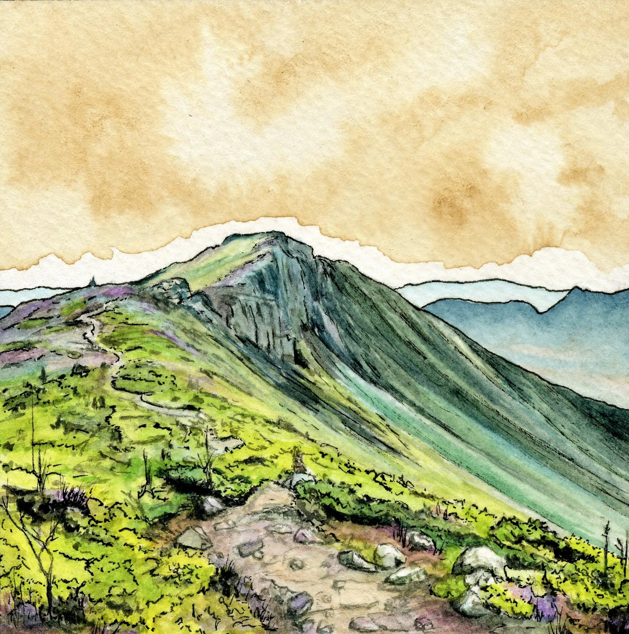 Peterson Appalachian Trail Square Notecard Set