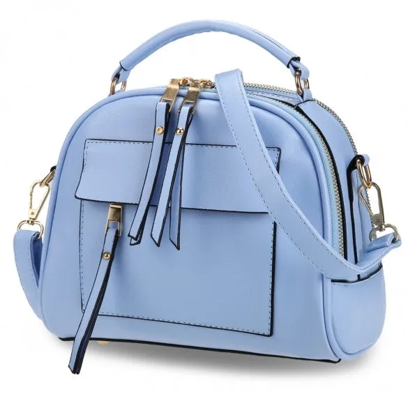 Retro Women Synthetic Leather Shoulder Strap Casual Small Bag Messenger Tote