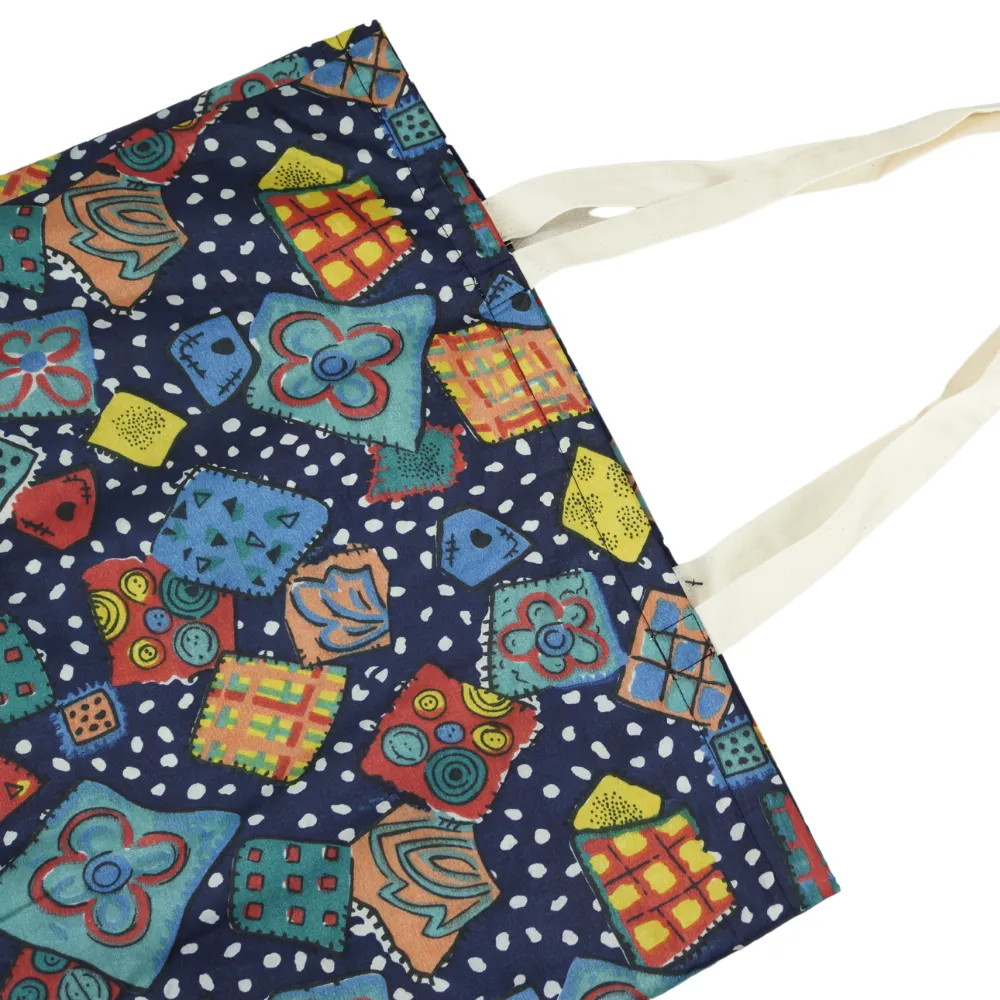 Round Color Patterns Tote Bag