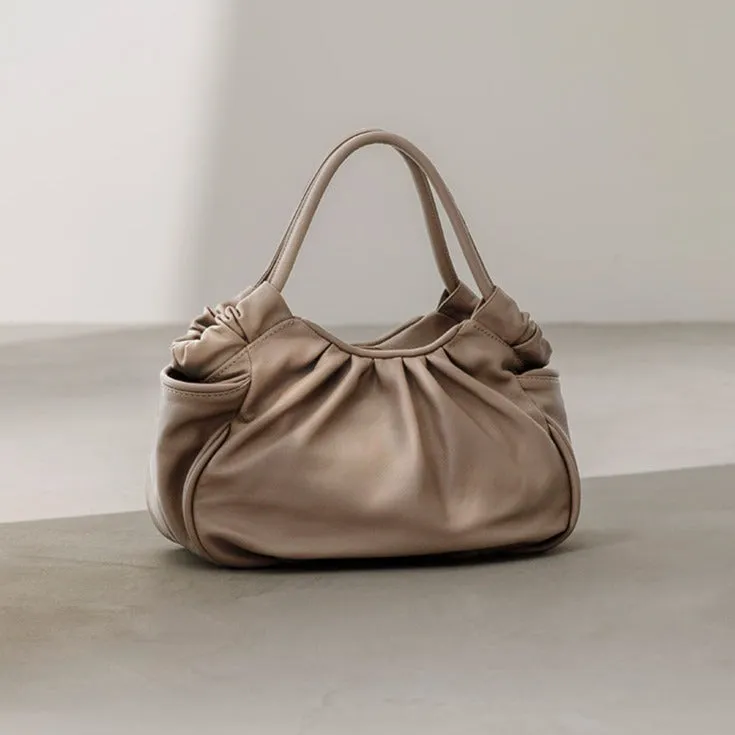 Ruffle Gathered Tote
