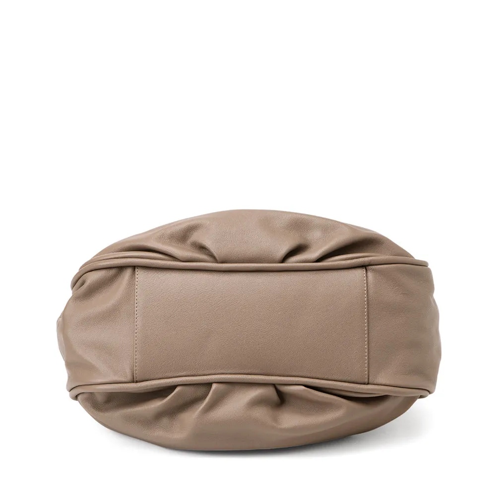 Ruffle Gathered Tote