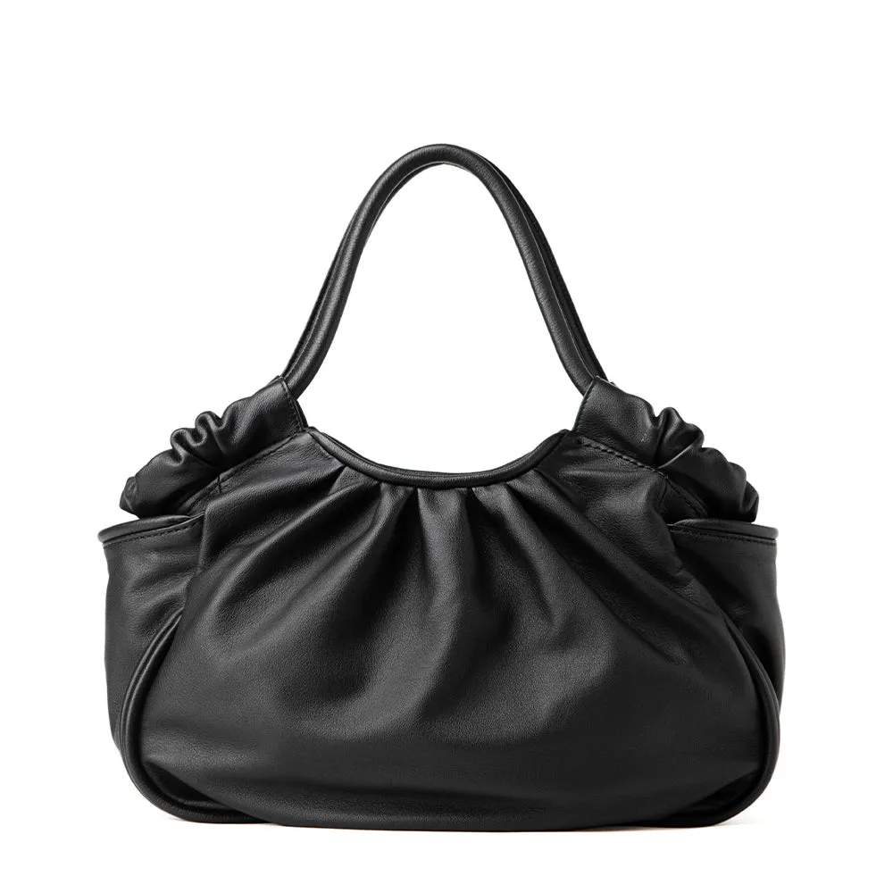 Ruffle Gathered Tote