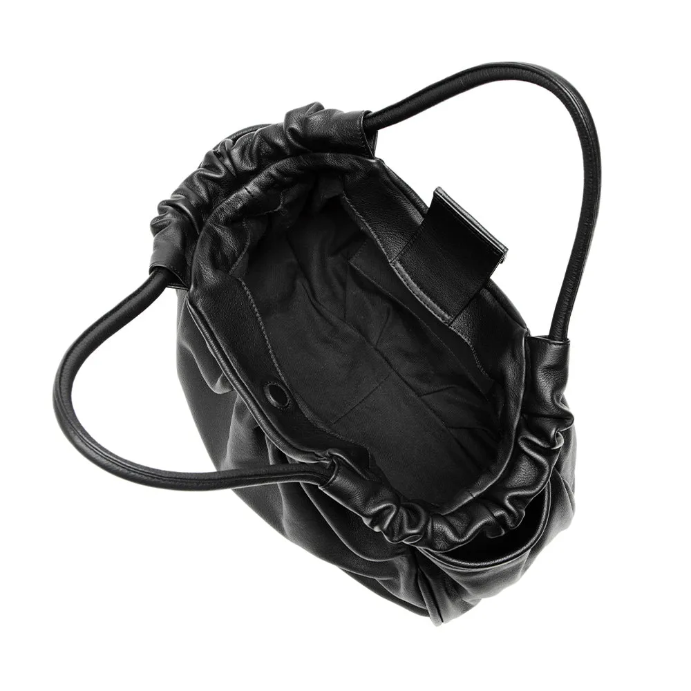 Ruffle Gathered Tote